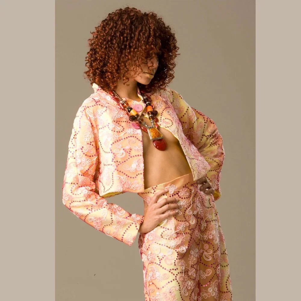 TWO-PIECE ENSEMBLE PANT SUIT - Picture 3 of 14